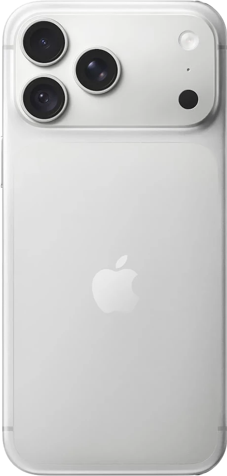 iPhone 18 Pro color Silver, de dorso